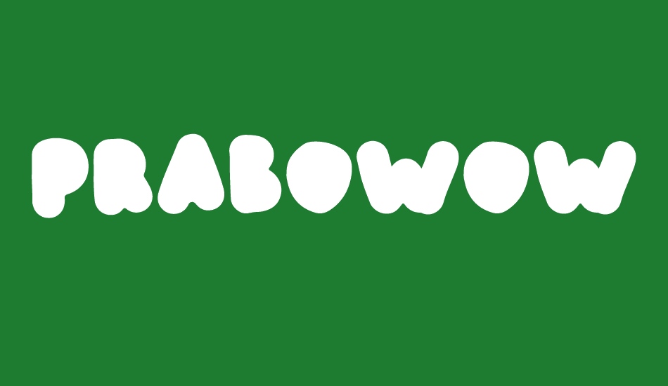 prabowow font big