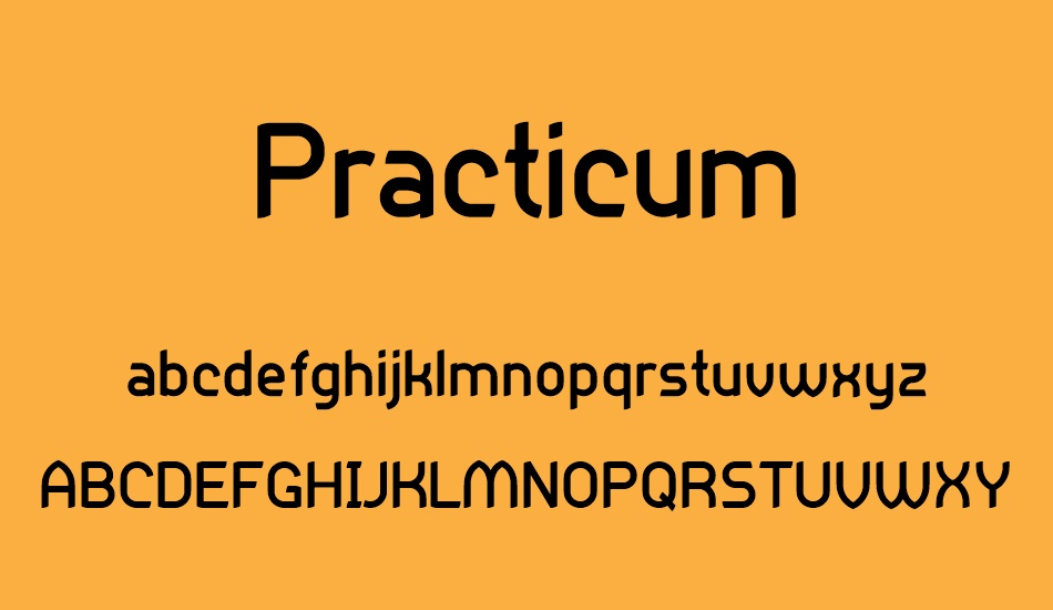 Practicum font