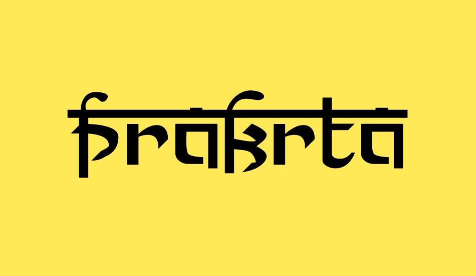 Prakrta font big