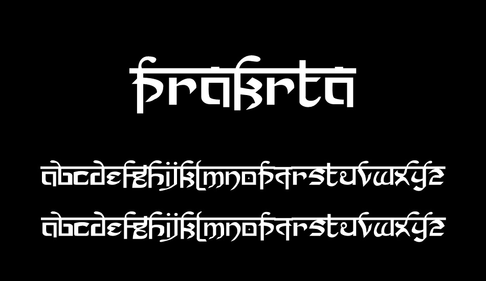 Prakrta font