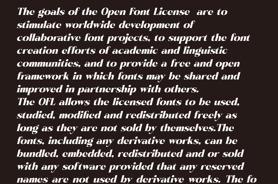 Pramid Mango font 1