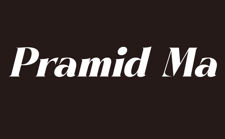 Pramid Mango font big