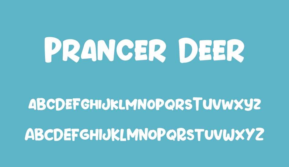 Prancer Deer font