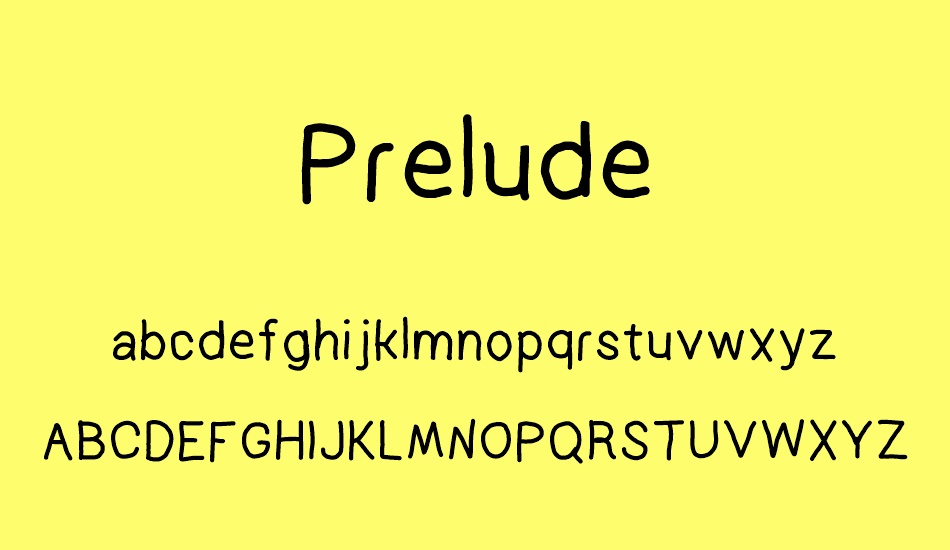 Prelude font