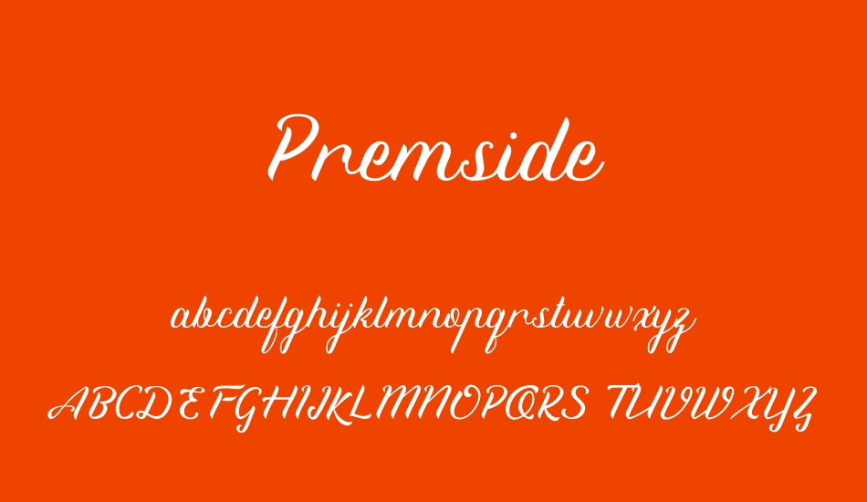 Premside font