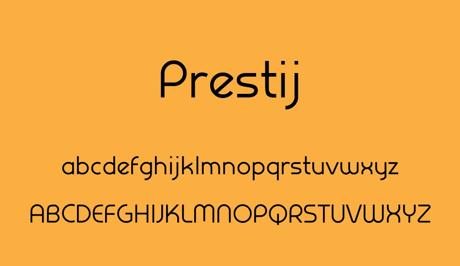 Prestij Demo font