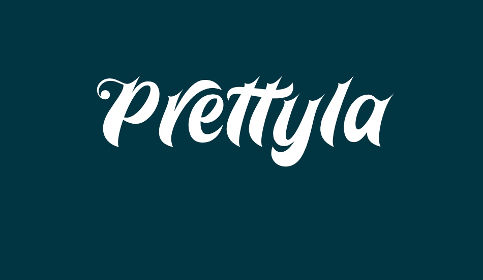 Prettyla font big