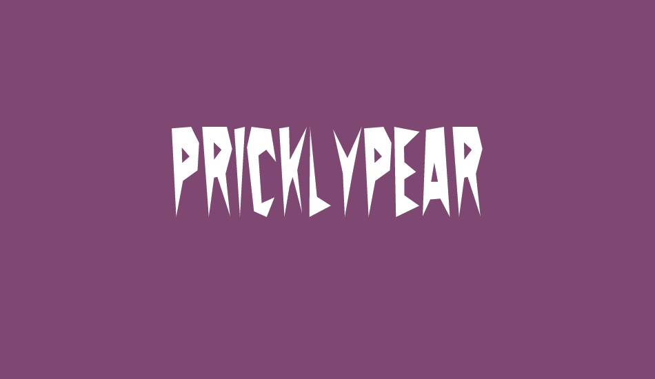 PricklyPear font big