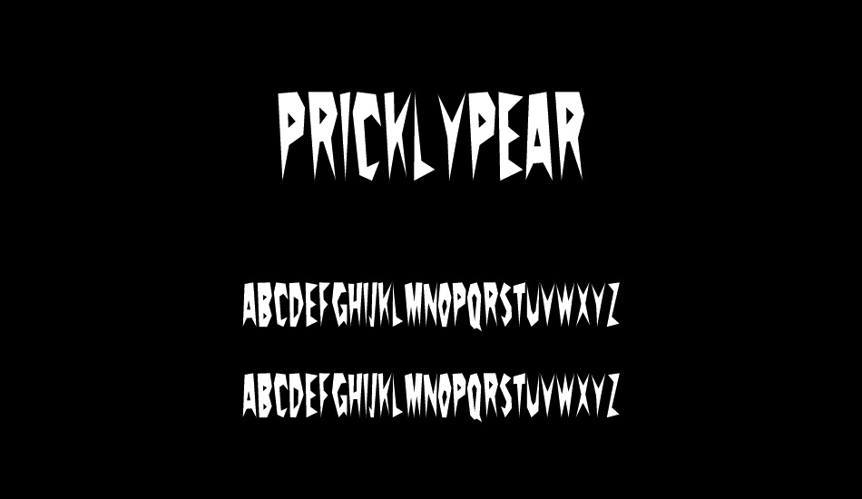 PricklyPear font