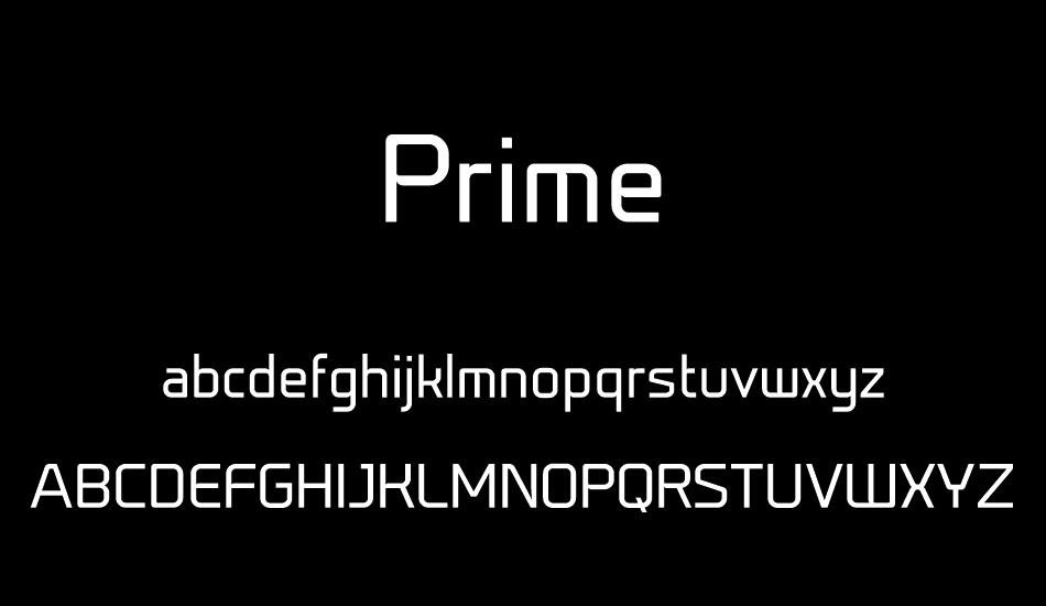 Prime font