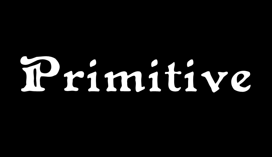 Primitive font big