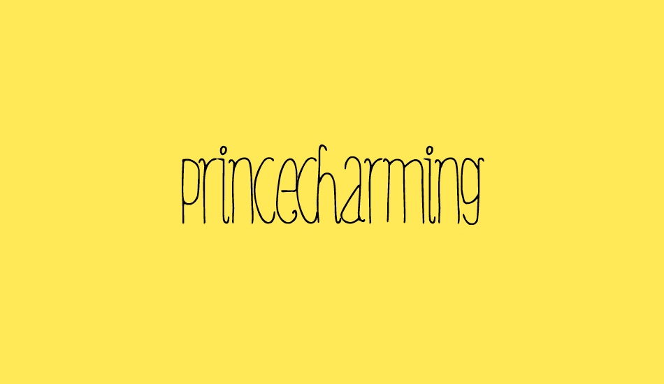 PrinceCharming font big