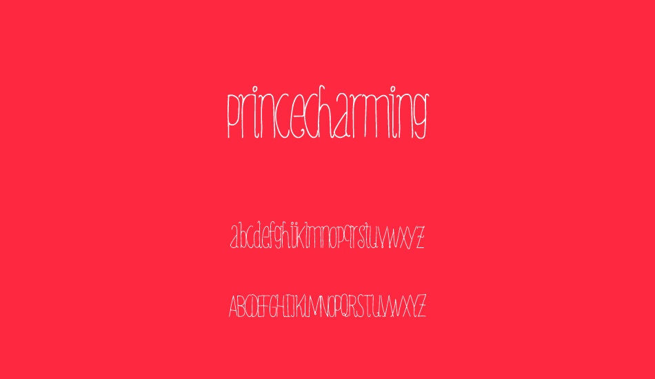 PrinceCharming font