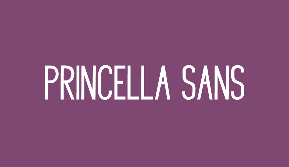 Princella Sans font big