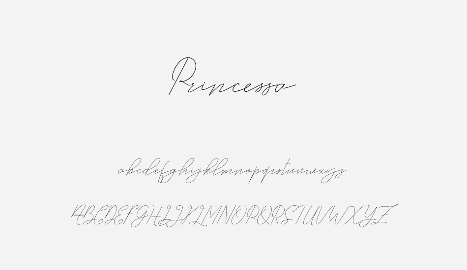 Princessa font