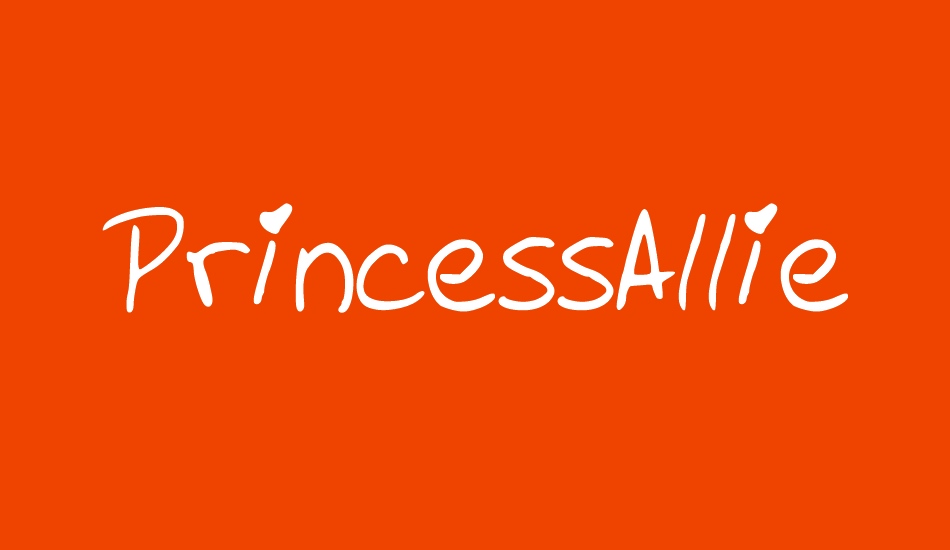 PrincessAllie font big