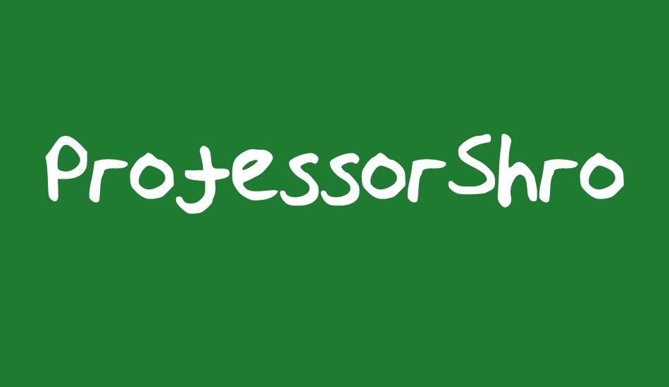 ProfessorShroom font big