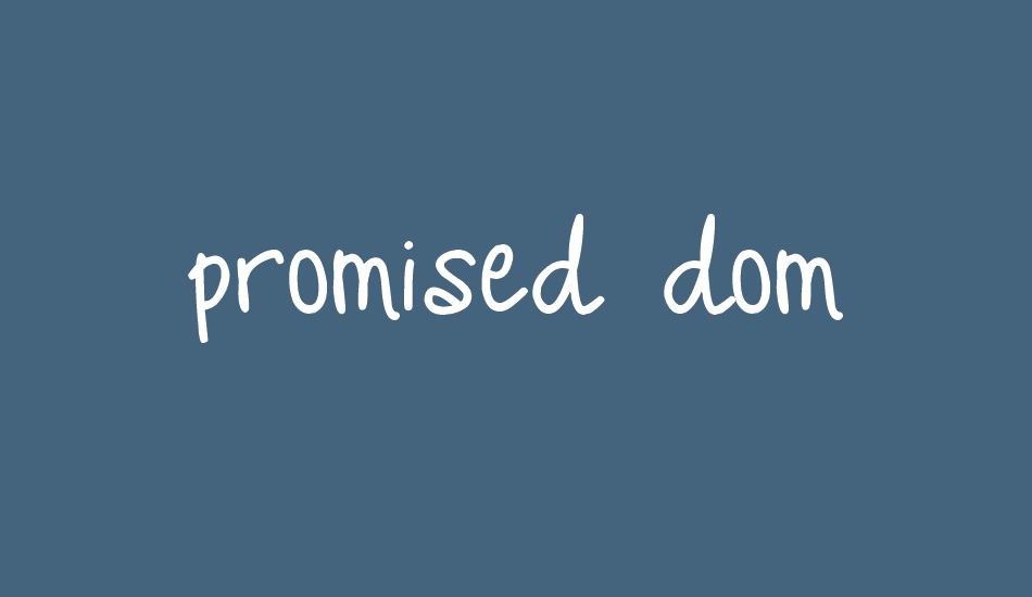 Promised Freedom font big