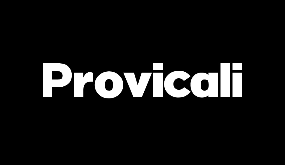 Provicali font big