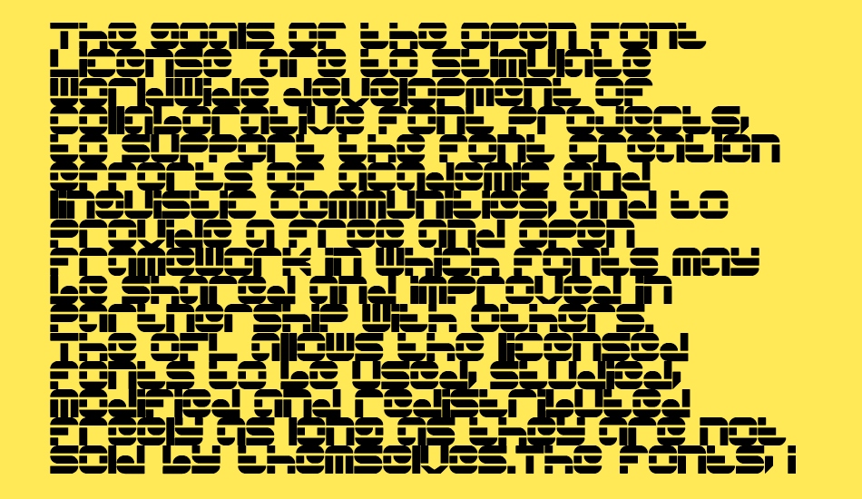 Pseudo BRK font 1