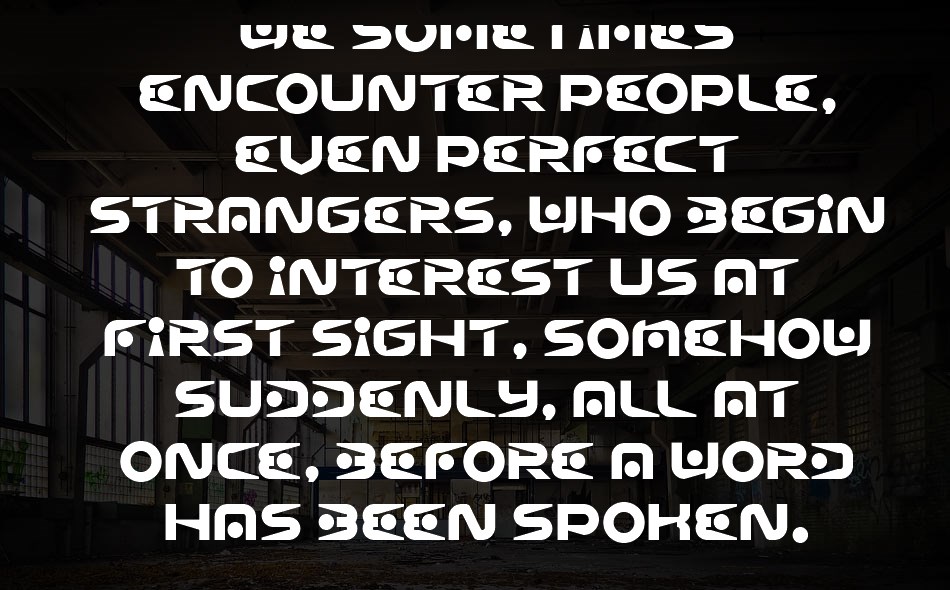 Psychlone font text