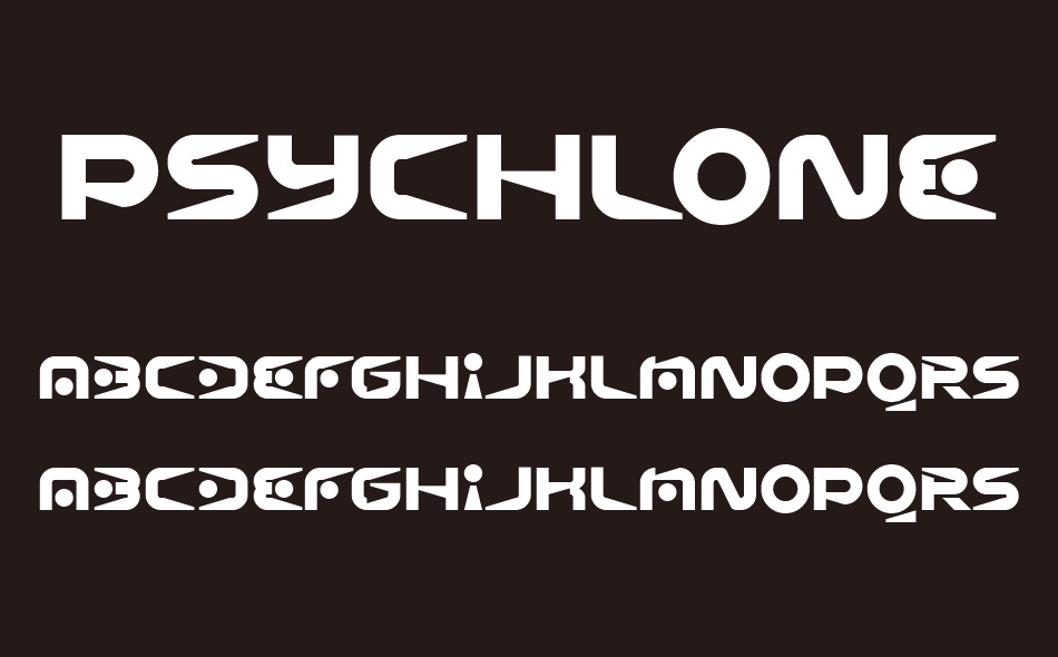 Psychlone font