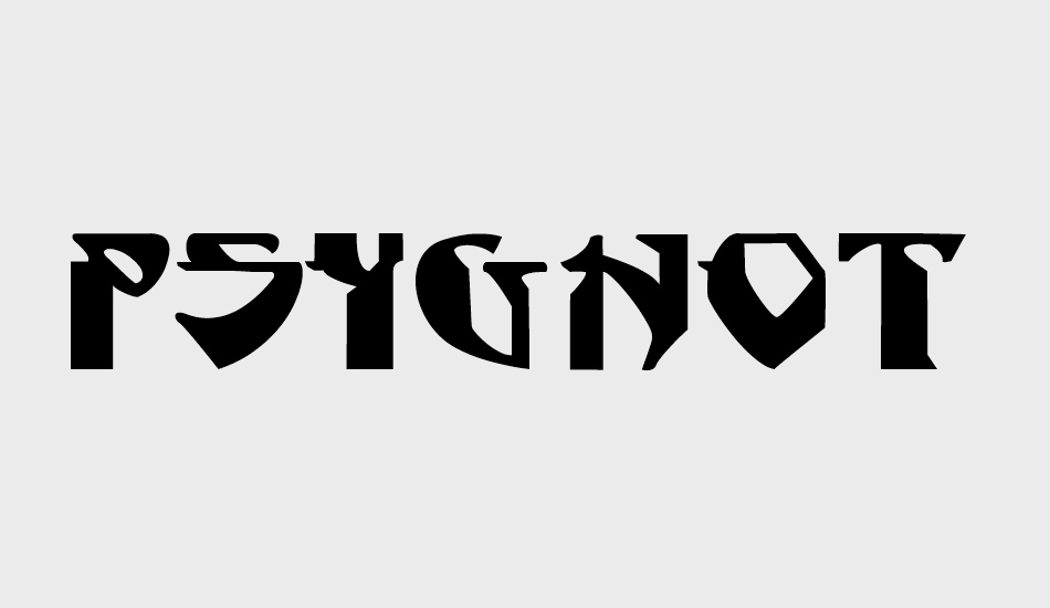 Psygnotic font big