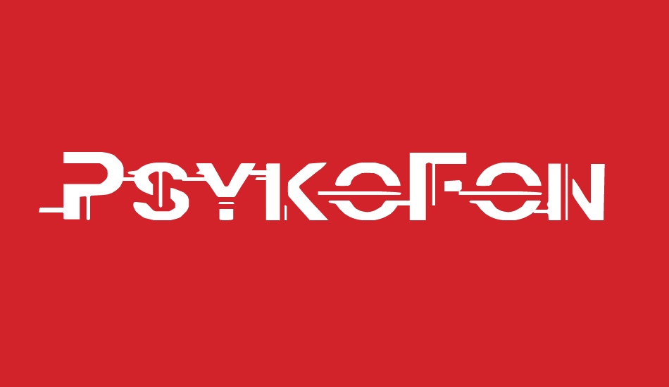 PsykoFont 2005x font big