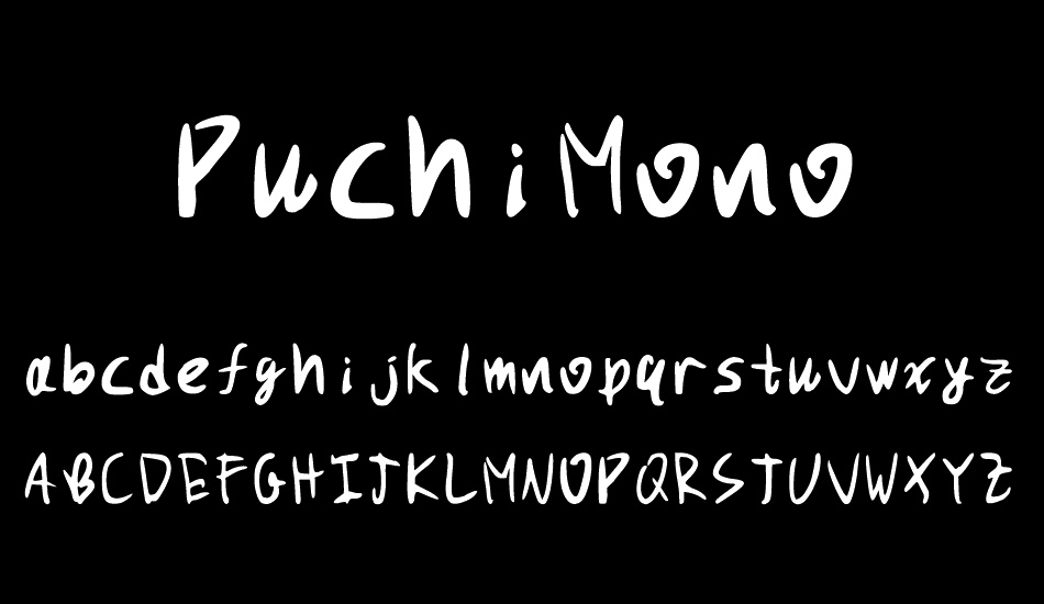 PuchiMono font