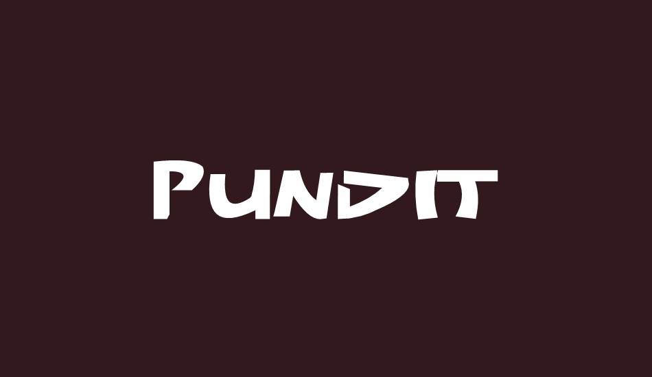 Pundit font big