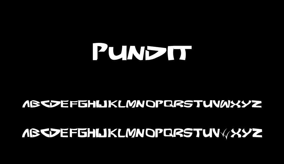 Pundit font