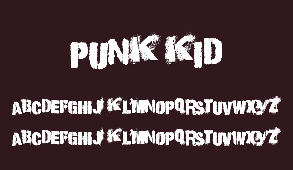 Punk Kid font