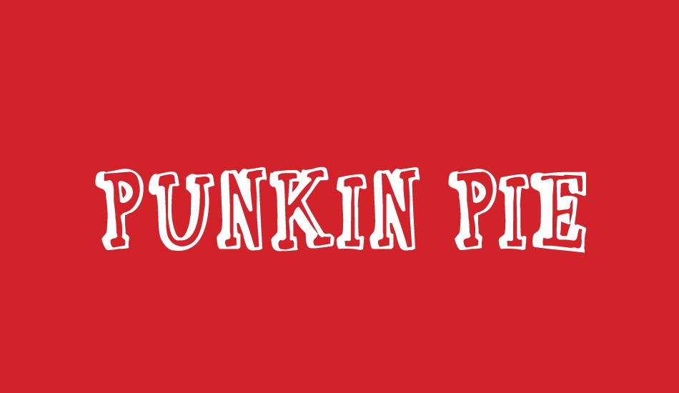 Punkin Pie font big