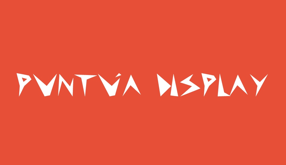 puntúa display font big