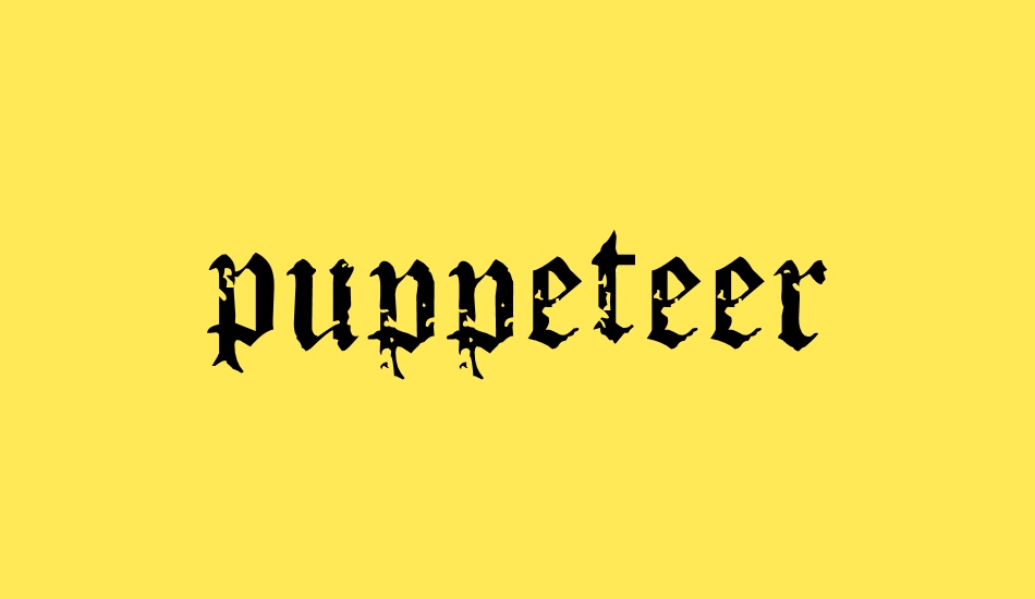 Puppeteer font big