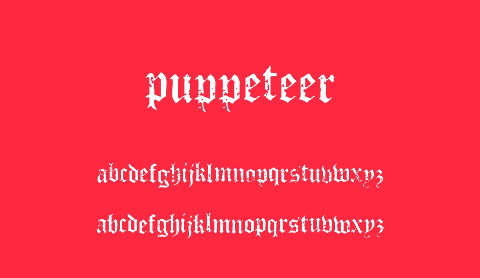 Puppeteer font