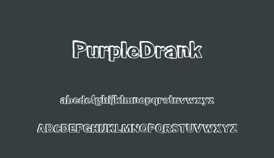 PurpleDrank font