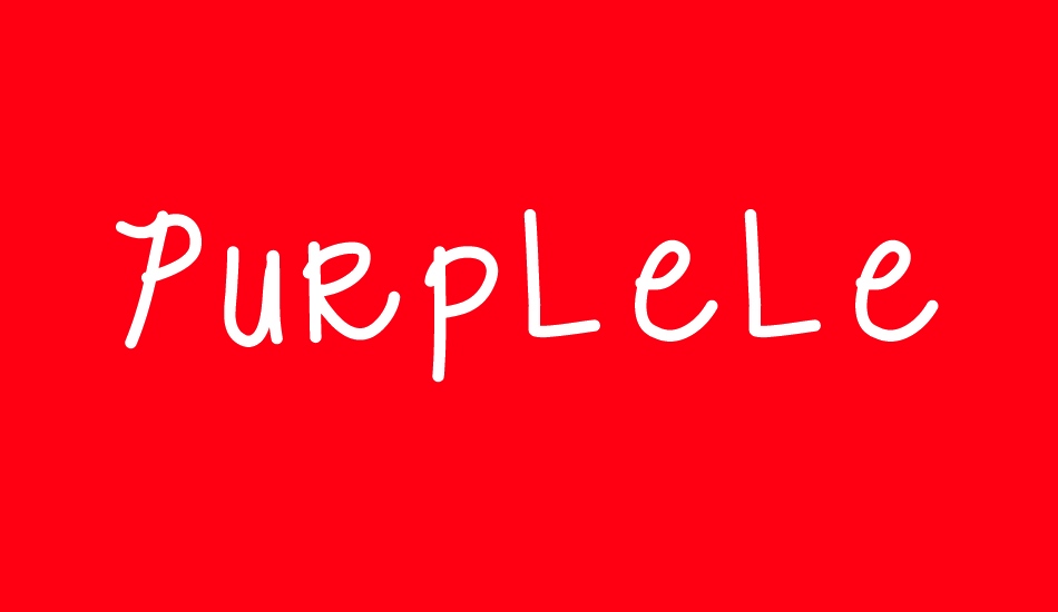 Purplelemonade font big