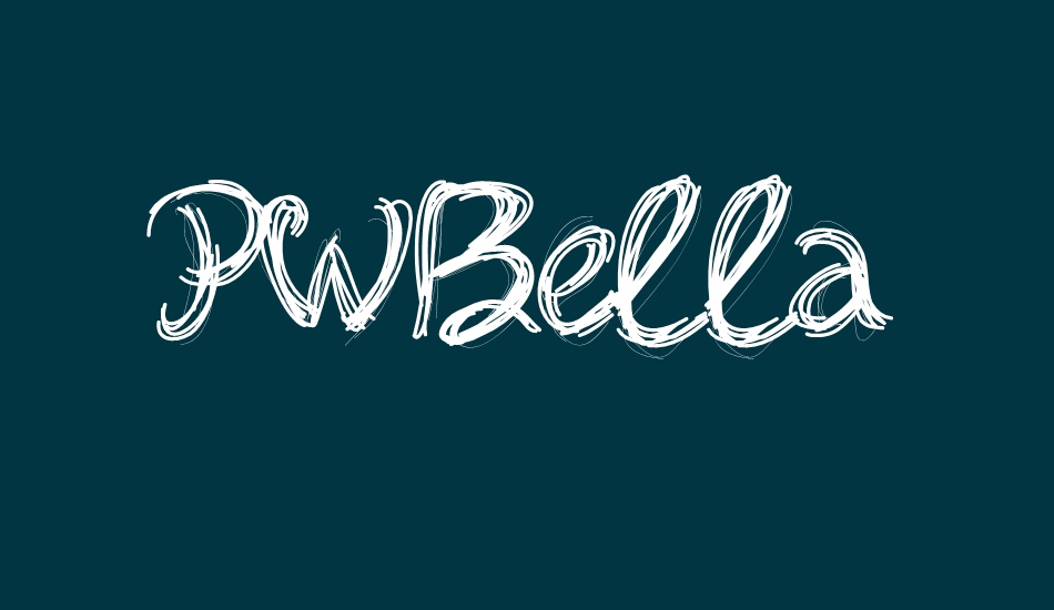 PWBella font big