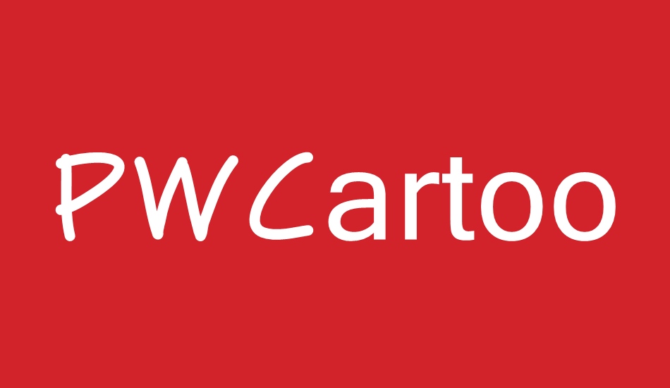 PWCartoonist font big