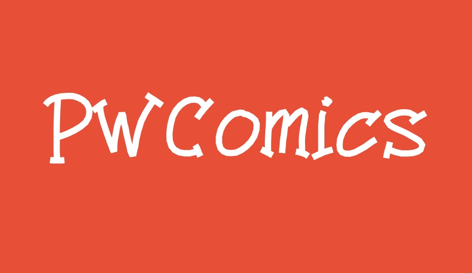 PWComics font big