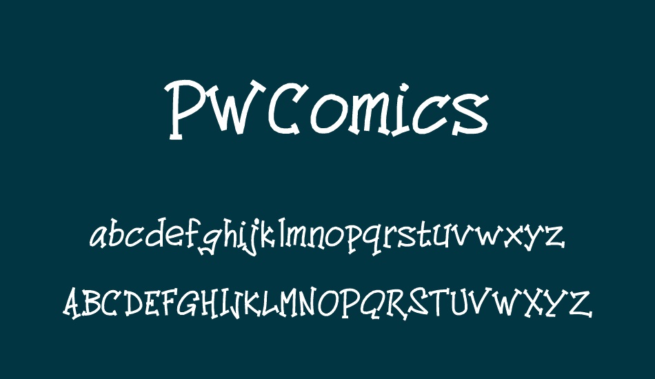 PWComics font