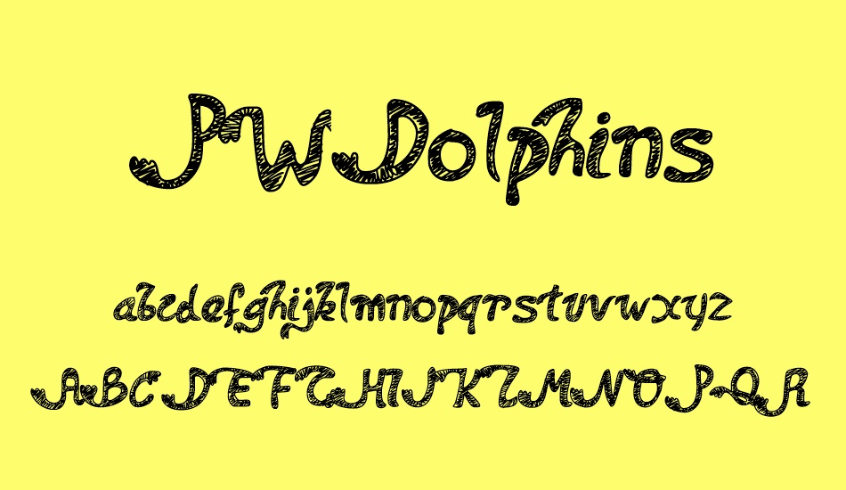 PWDolphins font