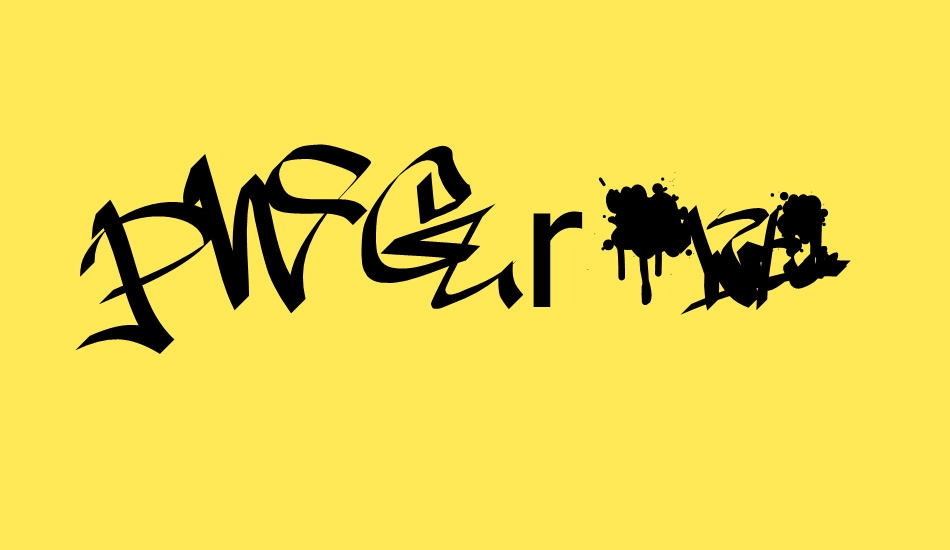 PWGraffiti font big