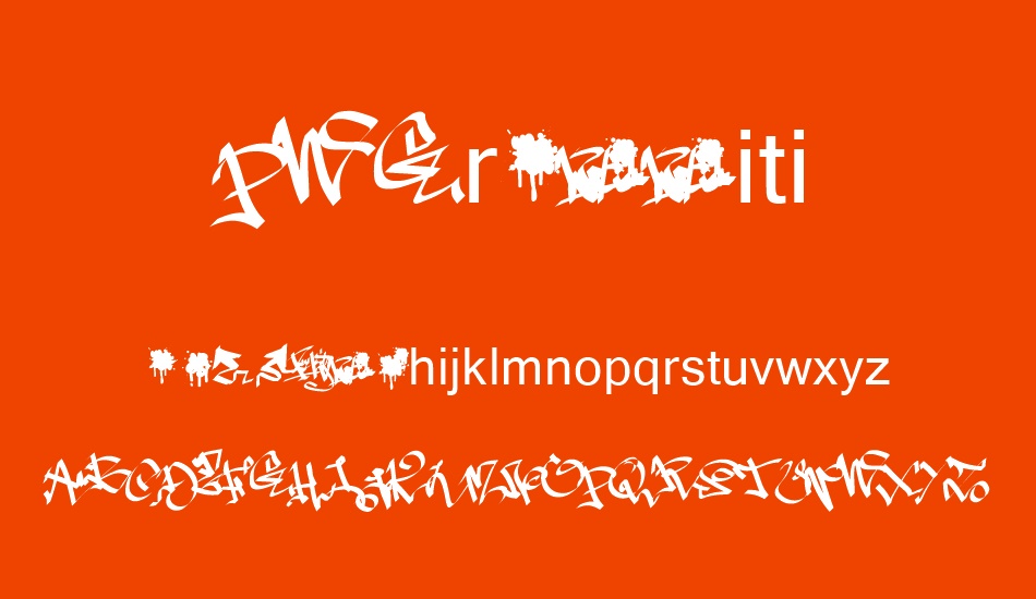 PWGraffiti font