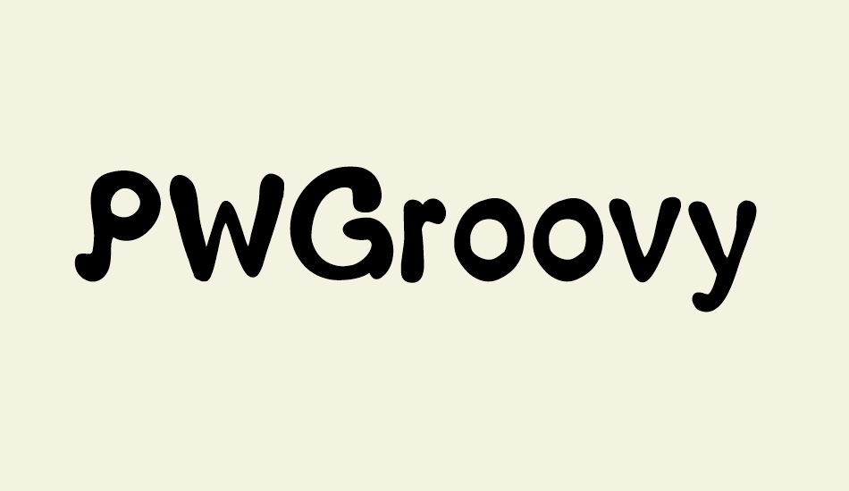 PWGroovy font big