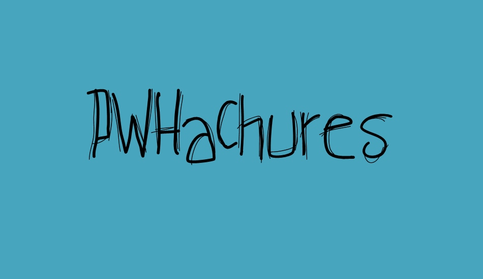 PWHachures font big