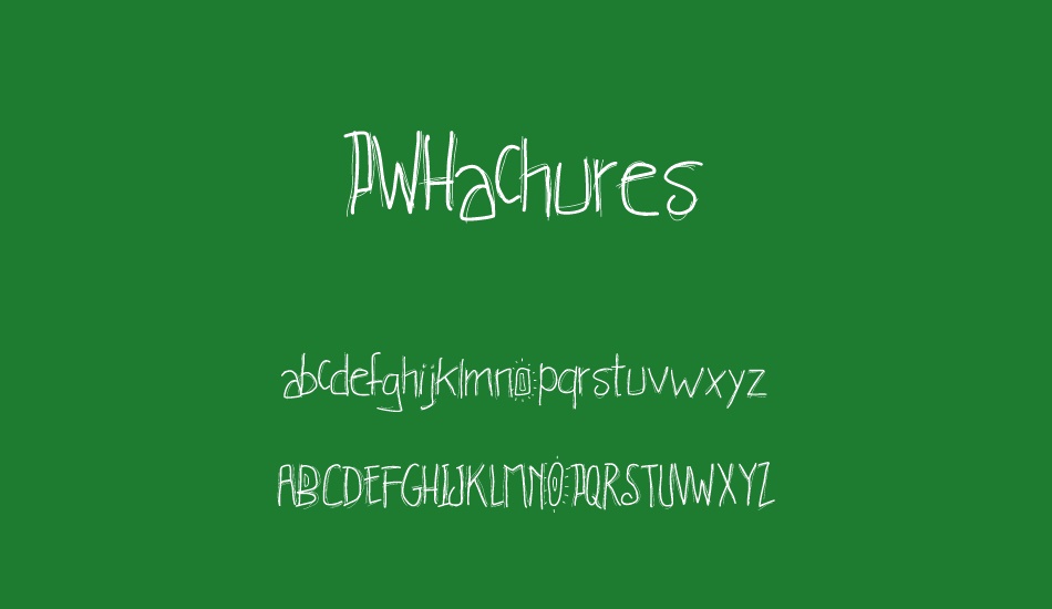 PWHachures font