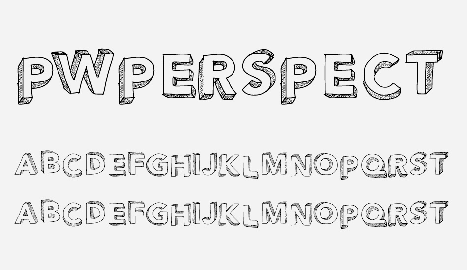 PWPerspective font