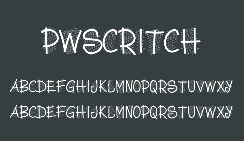 PWScritch font